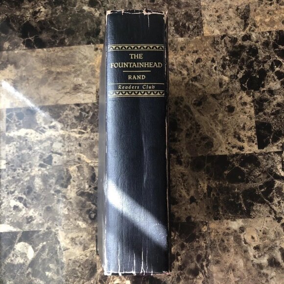 The Fountainhead Ayn Rand 1943 Reader’s Club Edition Hardcover - Picture 1 of 11